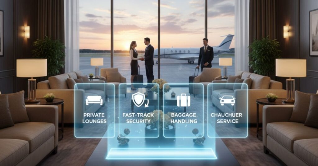 Services Offered at VIP Terminals