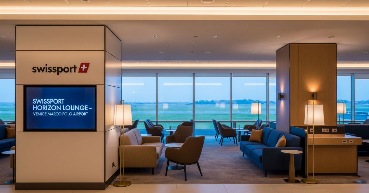 Swissport Venice Marco Polo Airport Lounge Launch