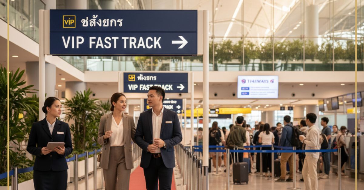 VIP Fast Track service at Suvarnabhumi