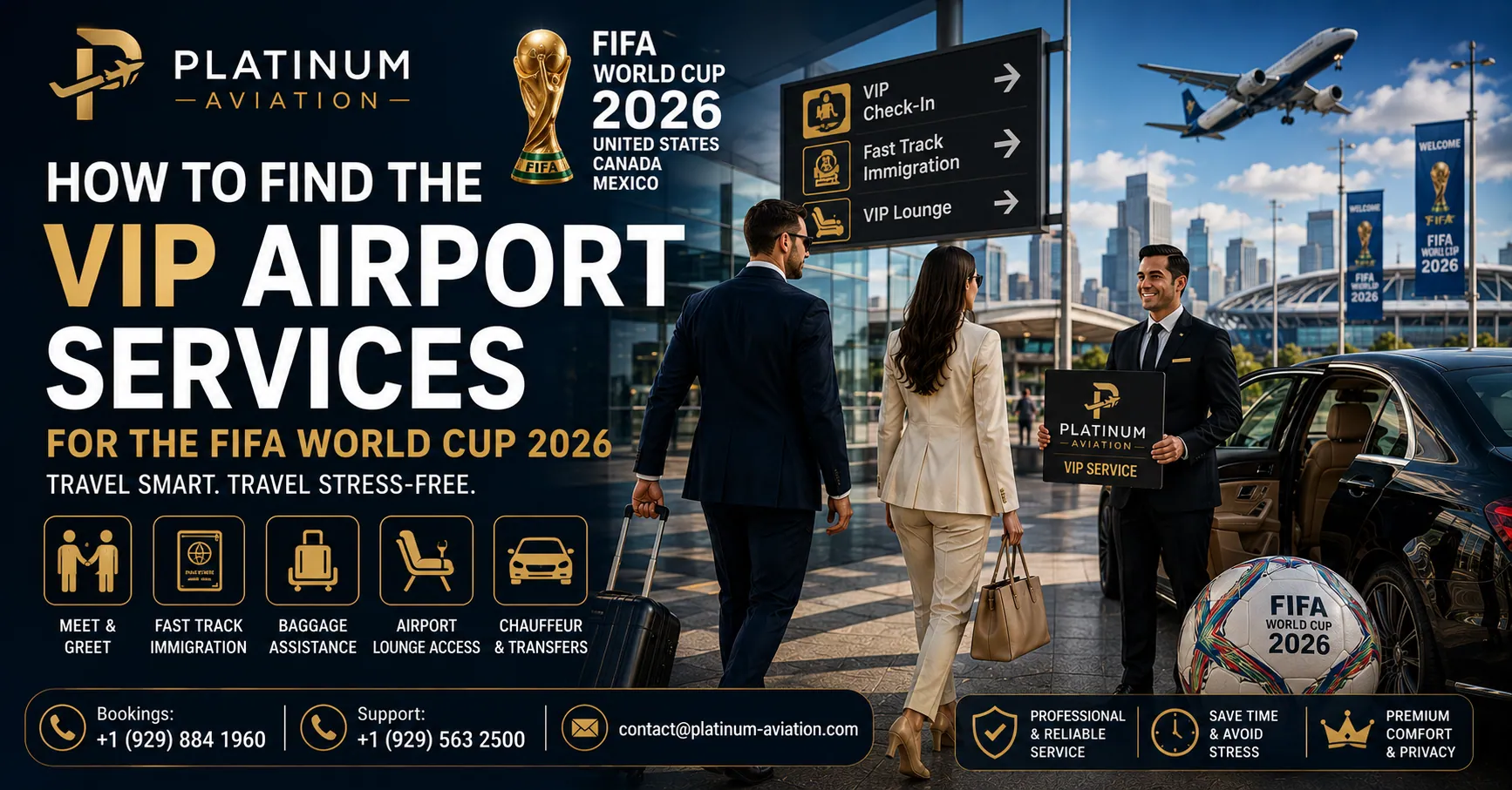 How to Find the VIP Airport Services for the FIFA World Cup 2026