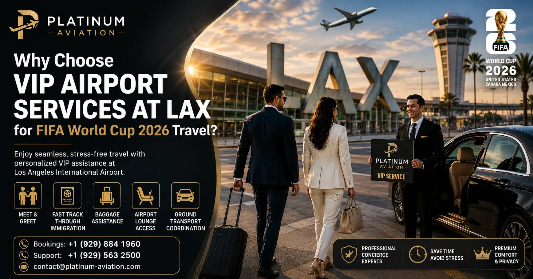 Why Choose VIP Airport Services at LAX for FIFA World Cup 2026 Travel