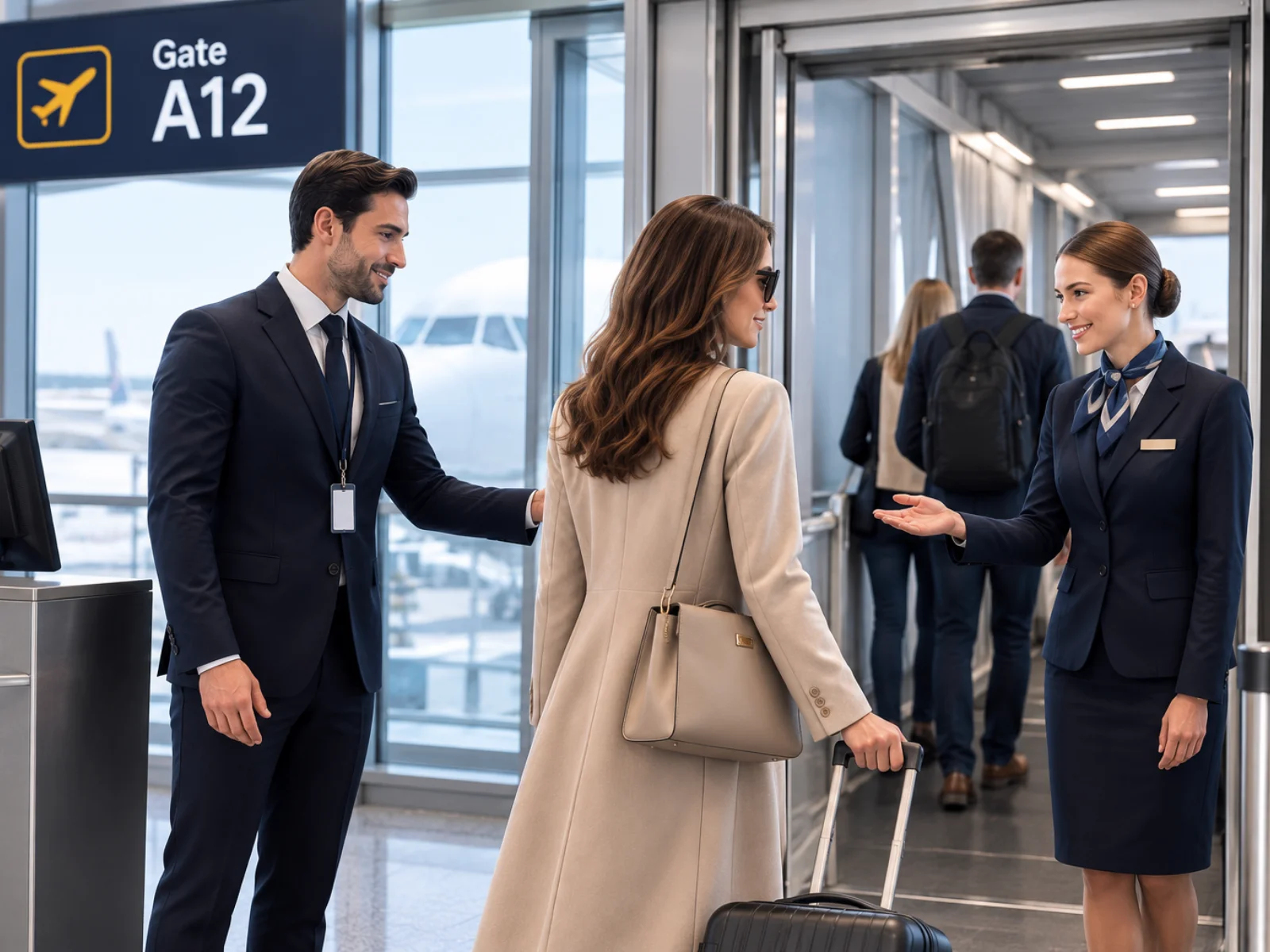 Escort to the Boarding Gate